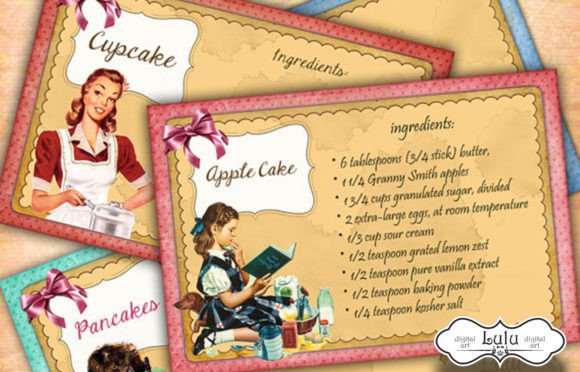 Download Vintage Recipe Cards - Recipe Collection