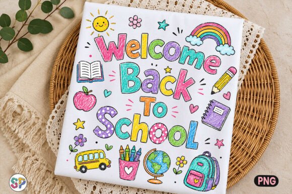 Download Welcome Back to School, Hand Art Shirt - Premium Bundle